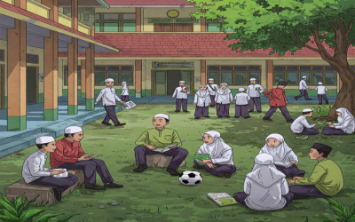 Keseharian Santri Pondok Pesantren Nurul Khalil di Luar Kegiatan Sekolah: Lebih dari Sekadar Belajar